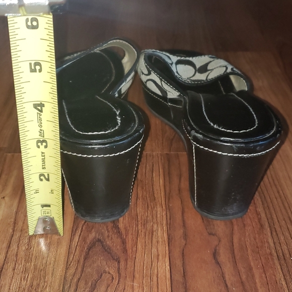 Coach Leather Wedge Heels - Picture 5 of 8